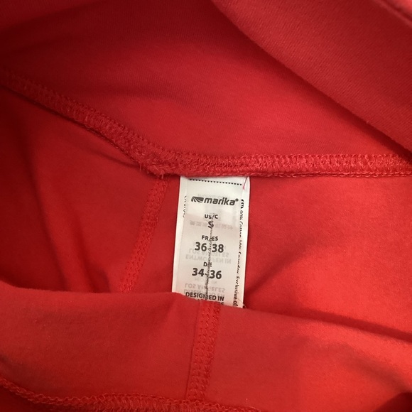 Marika 7” Cora Bike Shorts Cayenne Color Size Small NEW Style ML50807A - Picture 3 of 6